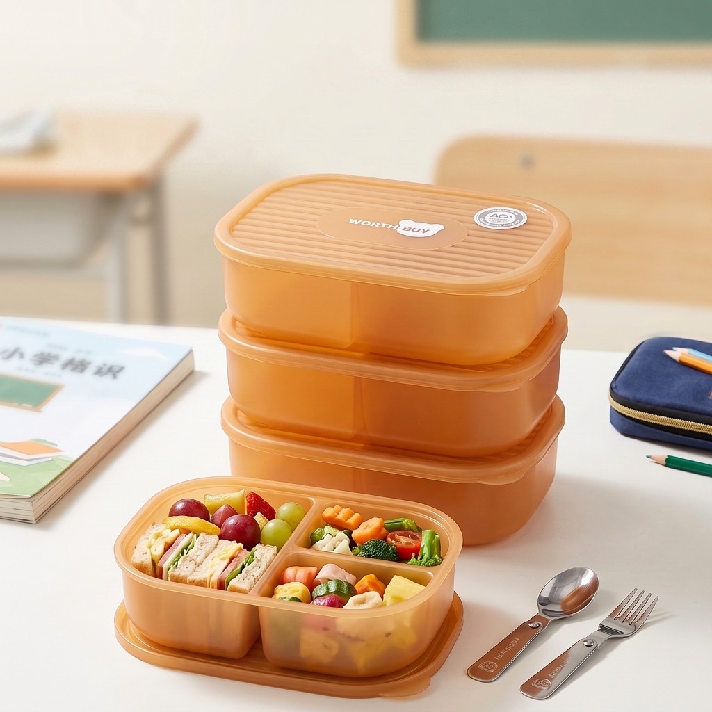 Meal Prep Japanese - 일본 플라스틱 도시락 어린이 성인용 학교