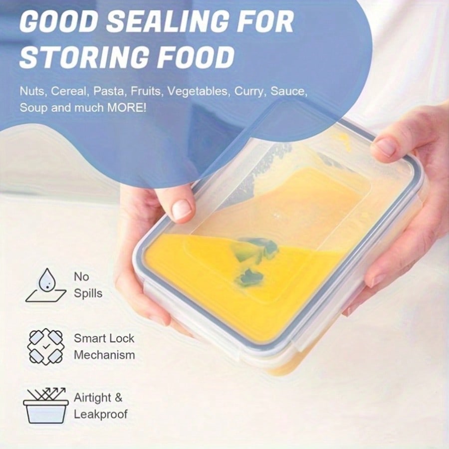 24팩 식품 보관 용기(밀폐형 뚜껑 포함), 점심 도시 - Meal Prep For Office 리뷰 및 가격