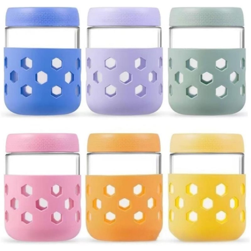 밀폐형 뚜껑이 있는 부드러운 유리병, 입구가 넓은 식사 - Meal Prep Glass Containers With Lids 리뷰 및 가격