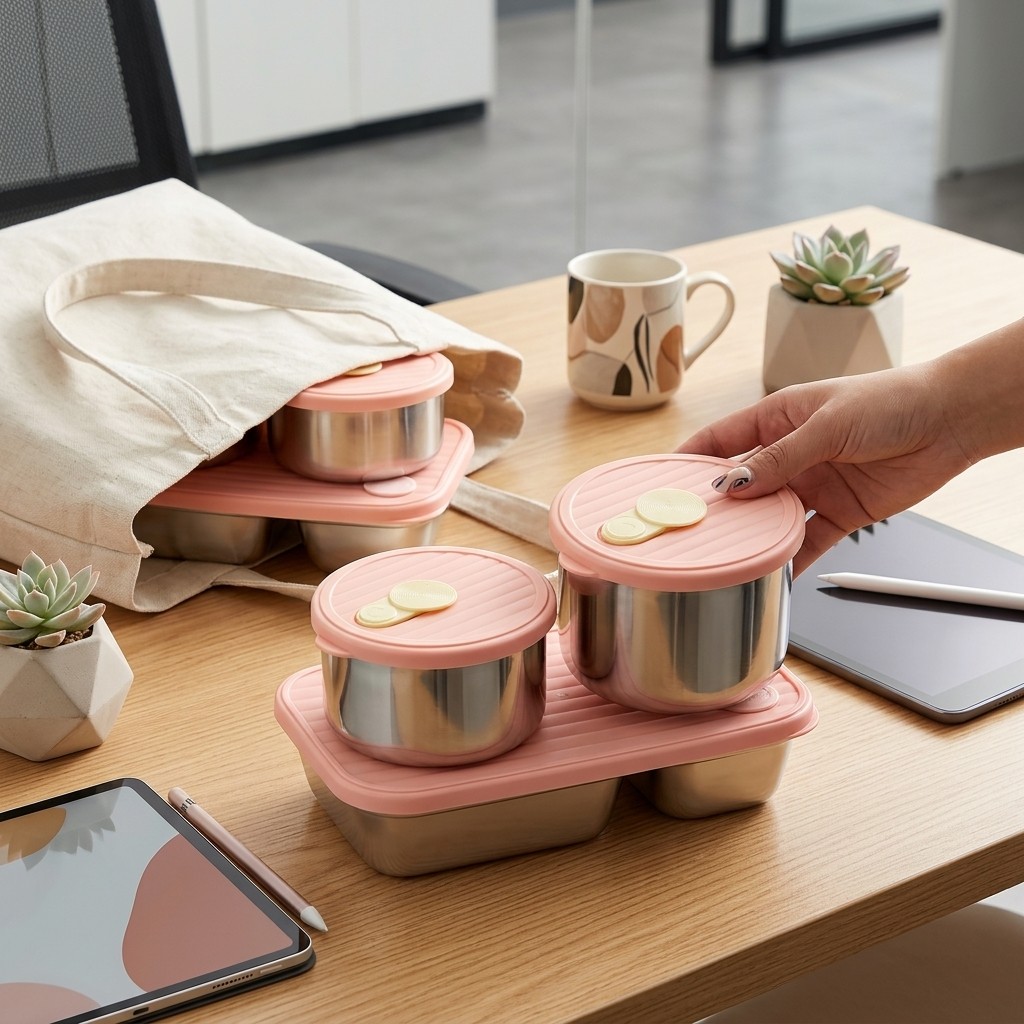 전자레인지 사용 가능 304 스테인리스 도시락 세트 벤 - Meal Prep For Office 리뷰 및 가격