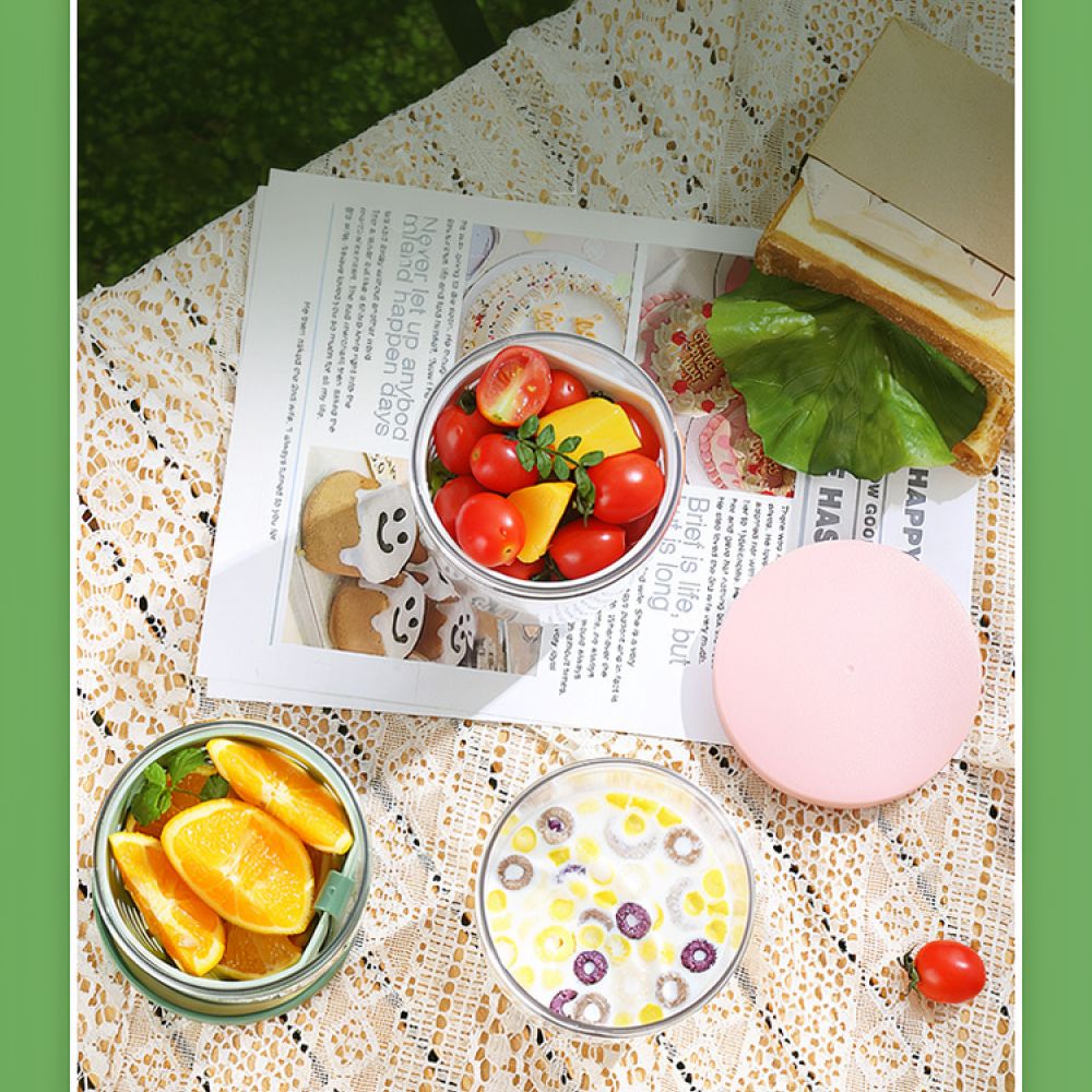 휴대용 샐러드 컵, 포크 포함, 누수 방지 기능, 사무 - Meal Prep For Office 리뷰 및 가격