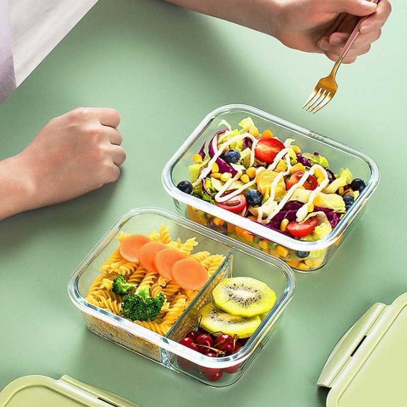 홈키친 미니멀리스트 유리 도시락 전자레인지 사용 가능  - Meal Prep For Office 리뷰 및 가격
