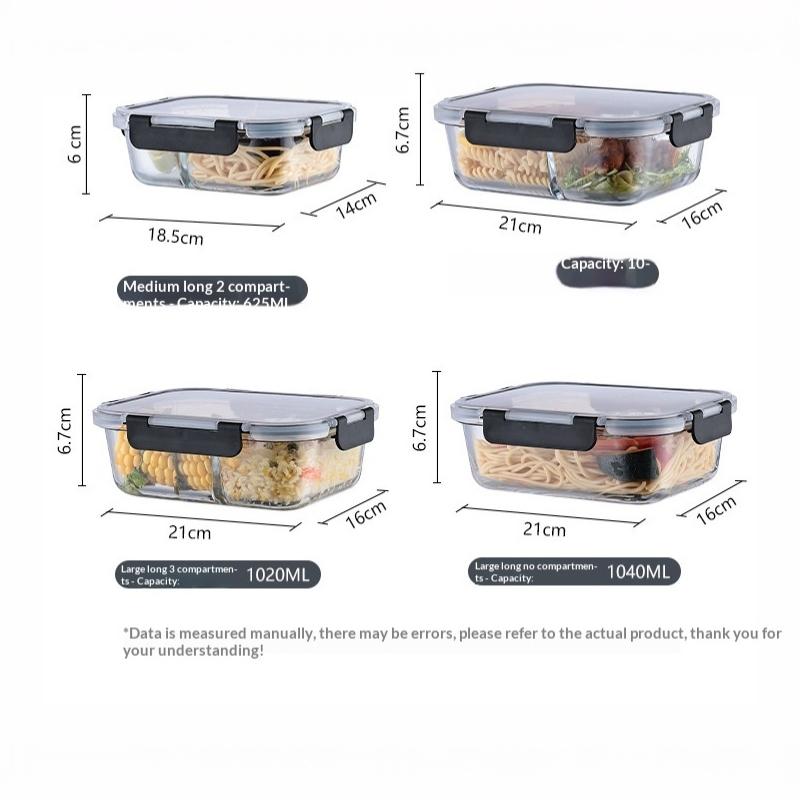 밀폐형, 누수 방지 기능이 있는 유리 재질의 식품 보관 - Meal Prep Glass Containers With Lids 리뷰 및 가격